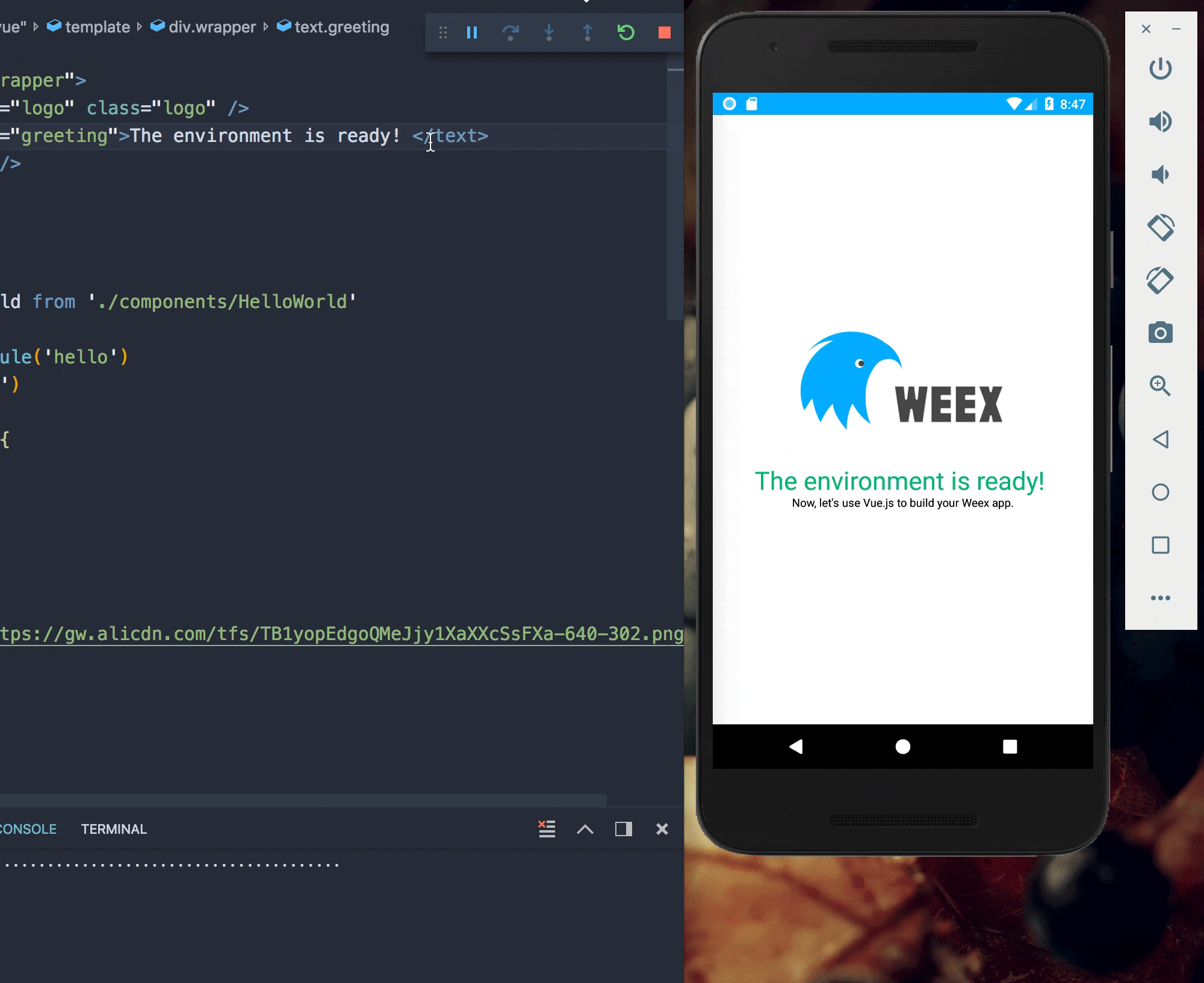 Run Android ResultSnapshot